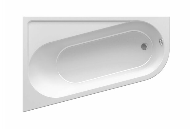 Vana Ravak Chrome 170x75 rohová, bílá, levá, CA31000000