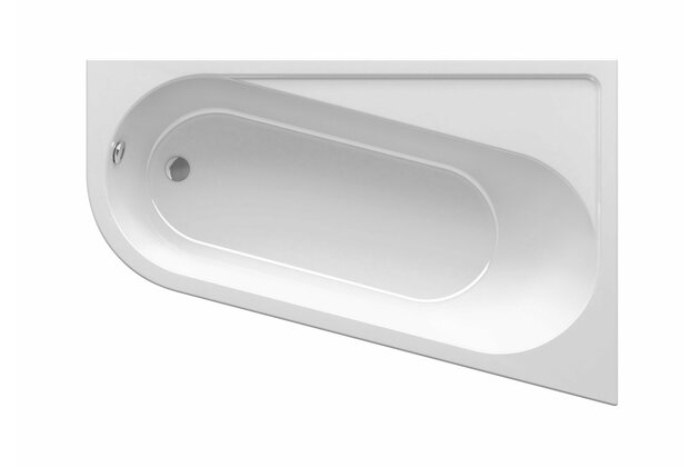 Vana Ravak Chrome 170x75 rohová, bílá, pravá, CA41000000