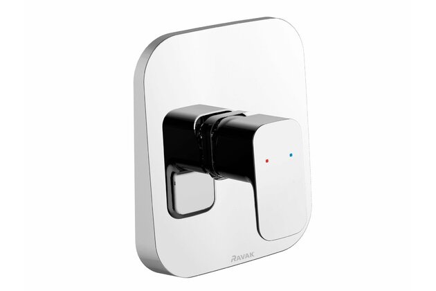 Baterie Ravak 10° Free podomítková 1-cestná, bez tělesa, chrom, X070137