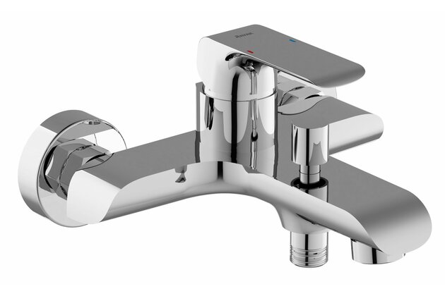 Baterie Ravak Flat vanová nástěnná, bez sprchového setu, chrom, X070119