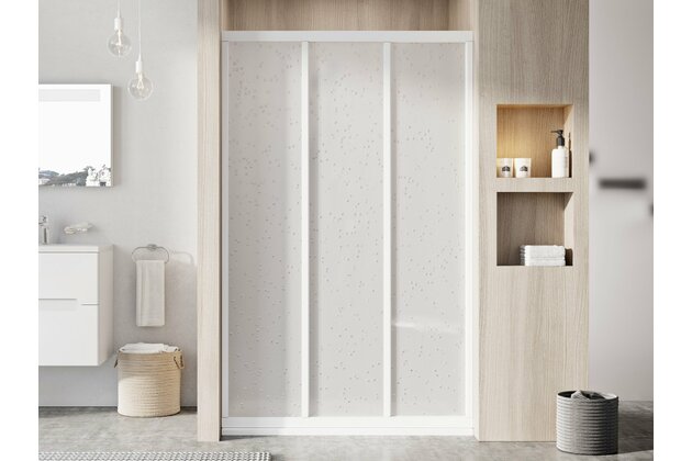 Sprchový kout Ravak Supernova ASDP3/APSS 110x75x198 rohový, bílá/pearl