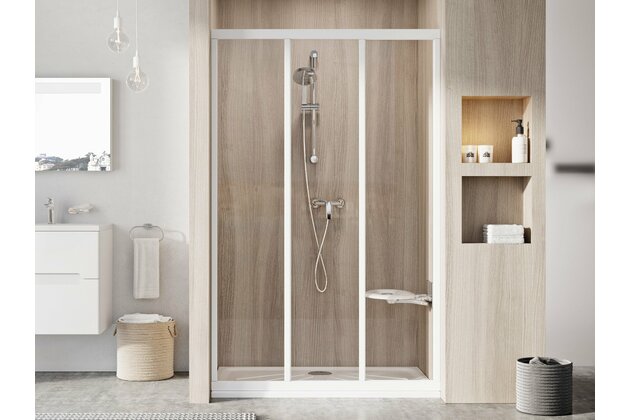 Sprchový kout Ravak Supernova ASDP3/APSS 120x80x198 rohový, bílá/transparent