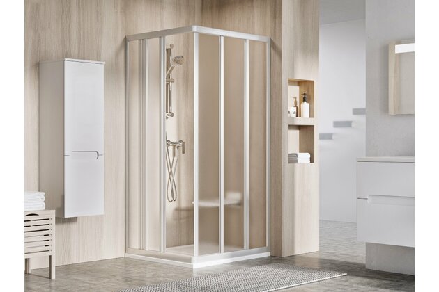 Sprchový kout Ravak Supernova ASRV3/ASRV3 80x90x198 rohový, satin/grape