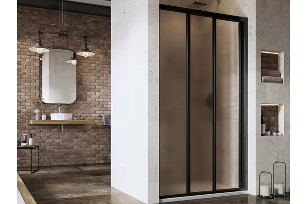 Sprchový kout Ravak Supernova ASDP3/APSS 120x75x198 rohový, černá/grape