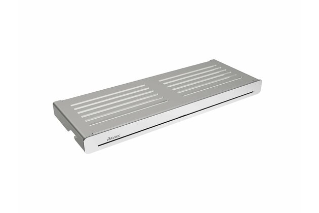 Polička Ravak Slim S rovná, satin/chrom, X07P577