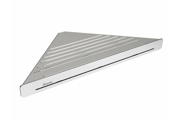 Polička Ravak Slim C rovná, satin/chrom, X07P578
