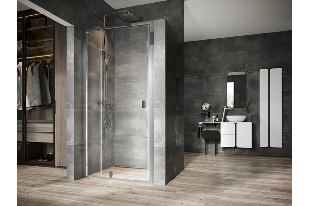 Sprchový kout Ravak Nexty NDOP2/NPSS 100x90 rohový, lesk/transparent