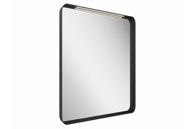 Zrcadlo Strip 600x700 black s osvětlením X000001570, X000001570
