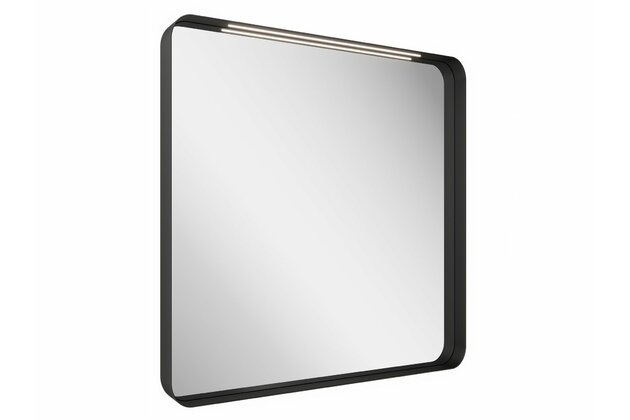 Zrcadlo Strip 800x700 black s osvětlením X000001571, X000001571
