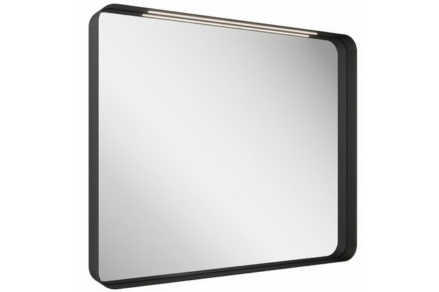 Zrcadlo Strip 900x700 black s osvětlením X000001572, X000001572