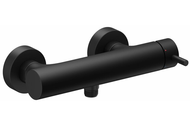 Baterie Ravak Espirit ES 032.00 sprchová nástěnná, bez sprchového setu, černá mat, X070280