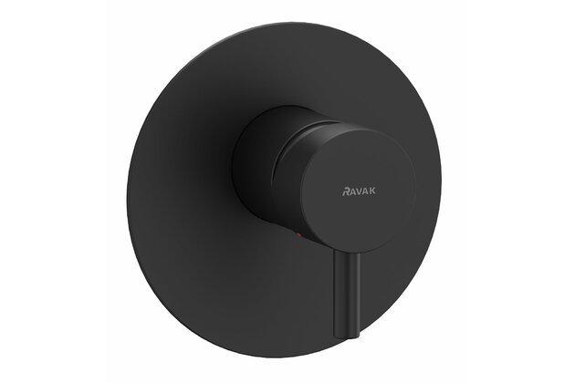 Baterie Ravak Espirit ES 062.00 podomítková 1-cestná, s tělesem, černá mat, X070285