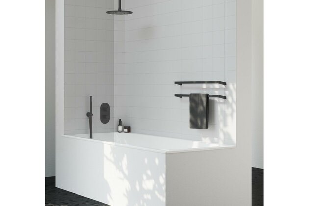 Baterie Ravak Espirit ES 068.00 RB F podomítková 3-cestná, bez tělesa, černá mat, X070283