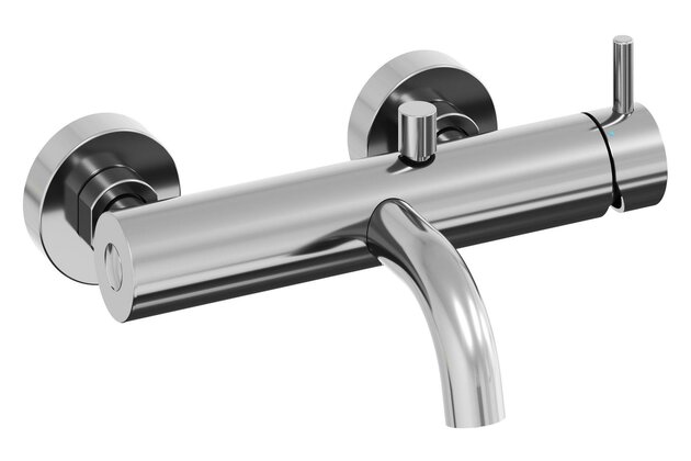 Baterie Ravak Espirit ES 022.00 vanová nástěnná, bez sprchového setu chrome, X070199