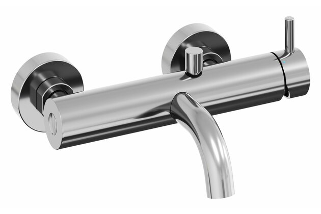 Baterie Ravak Espirit ES 022.00 vanová nástěnná, bez sprchového setu chrome, X070199