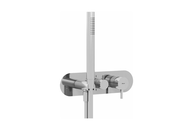 Baterie Ravak Espirit ES 065.00 RB D podomítková 2-cestná, bez tělesa, se sprchovým setem, chrom, X070207