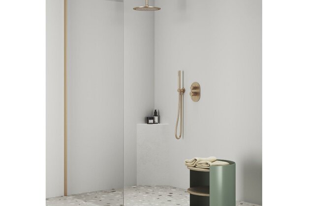 Baterie Ravak Espirit ES 065.00 RB E podomítková 2-cestná, bez tělesa, růžové zlato, X070362