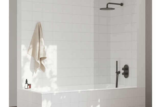 Baterie Ravak Espirit ES 067.00 podomítková, termostatická 3-cestná, bez tělesa, grafit, X070326