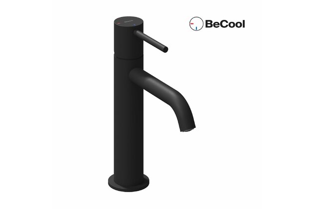 Baterie Ravak Espirit ES 012.00 umyvadlová, stojánková 190 mm s funkcí BeCool, bez výpusti, černá mat, X070396