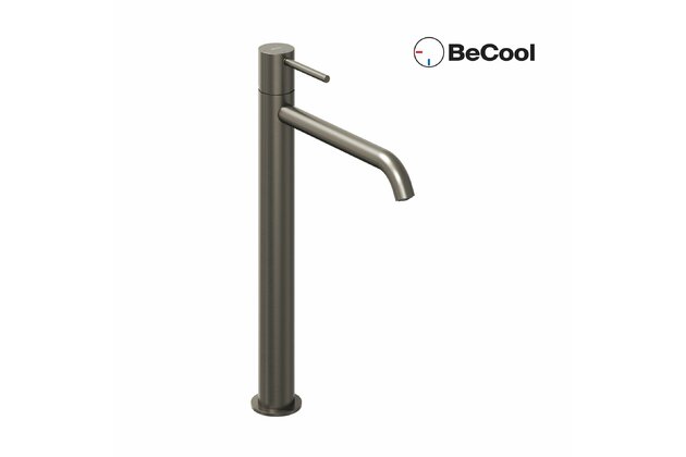 Baterie Ravak Espirit ES 015.00 umyvadlová, stojánková 340 mm s funkcí BeCool, bez výpusti, grafit, X070407