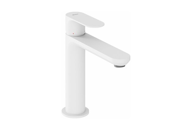 Baterie Ravak Eleganta EL012.00 umyvadlová, stojánková 170 mm, bez výpusti, bílá mat, X070253