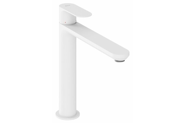 Baterie Ravak Eleganta EL014.00 umyvadlová, stojánková 220 mm, bez výpusti, bílá mat, X070385