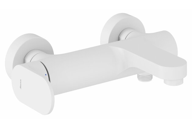 Baterie Ravak Eleganta EL022.00 vanová nástěnná, bez sprchového setu, bílá mat, X070256