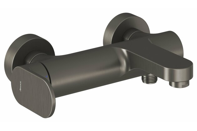 Baterie Ravak Eleganta EL022.00 vanová nástěnná, bez sprchového setu, grafit, X070330