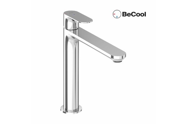Baterie Ravak Eleganta EL014.00 umyvadlová, stojánková 220 mm s funkcí BeCool, bez výpusti, chrom, X070414