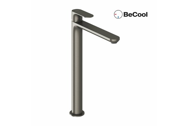 Baterie Ravak Eleganta EL015.00 umyvadlová, stojánková 335 mm s funkcí BeCool, bez výpusti, grafit, X070422