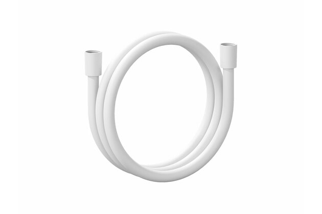 Sprchová hadice Ravak z odolného plastu 150 cm, bílá mat, X07P683