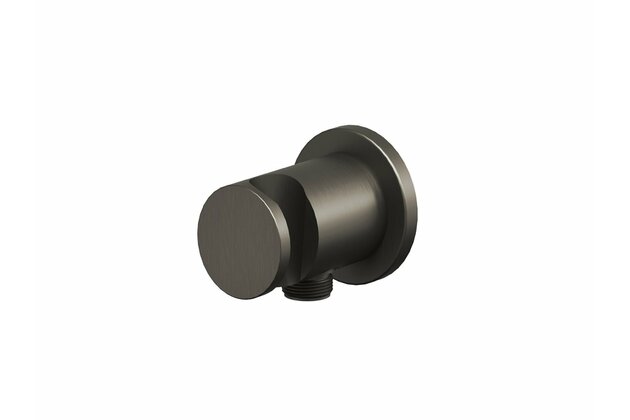 Držák sprchy Ravak s vývodem vody, grafit, X07P696