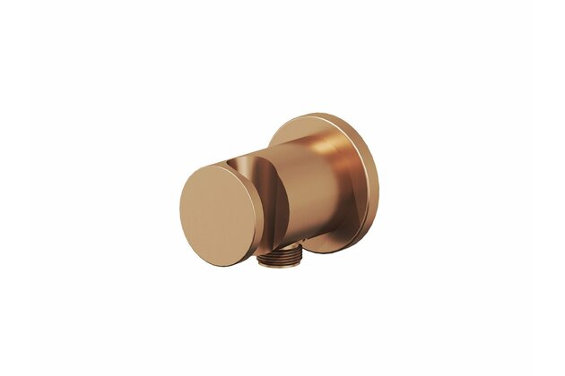 Držák sprchy Ravak s vývodem vody, růžové zlato, X07P708