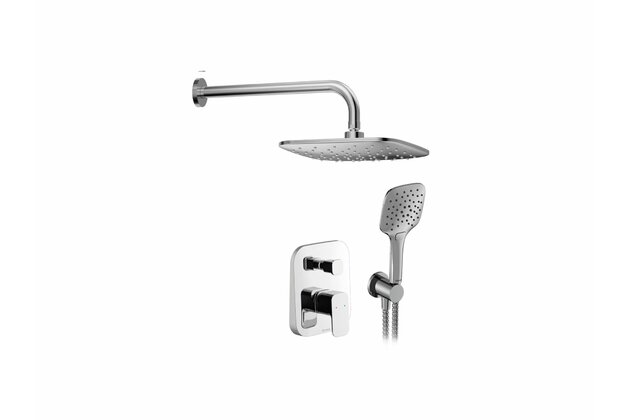 Sprchová souprava Ravak 10° Free podomítková šestidílná, chrom, X07S012