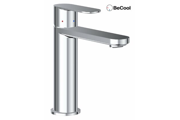 Baterie Ravak Chrome II umyvadlová, stojánková 175 mm s funkcí BeCool, bez výpusti, chrom, X070448