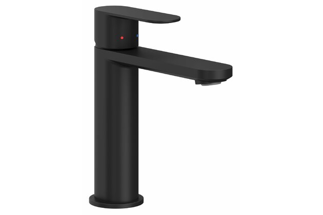 Baterie Ravak Chrome II umyvadlová, stojánková 175 mm, bez výpusti, černá, X070458