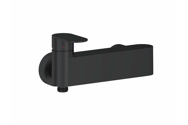 Baterie Ravak Chrome II sprchová nástěnná, bez sprchového setu, černá, X070464