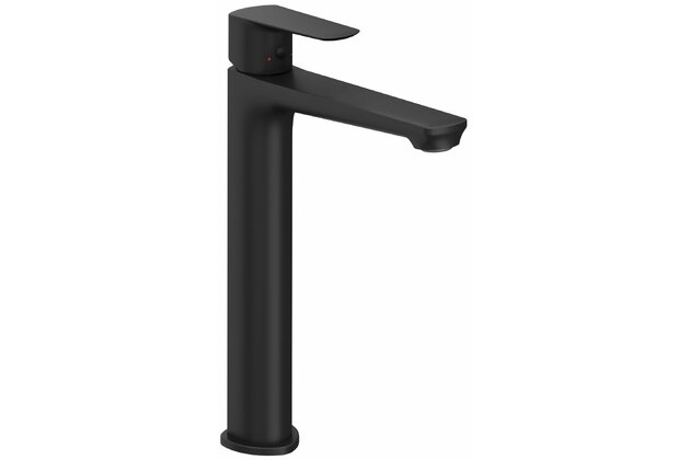 Baterie Ravak Life umyvadlová, stojánková 280 mm, bez výpusti, černá, X070478