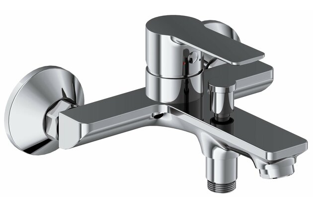 Baterie Ravak Solar vanová nástěnná, bez sprchového setu, chrom, X070485