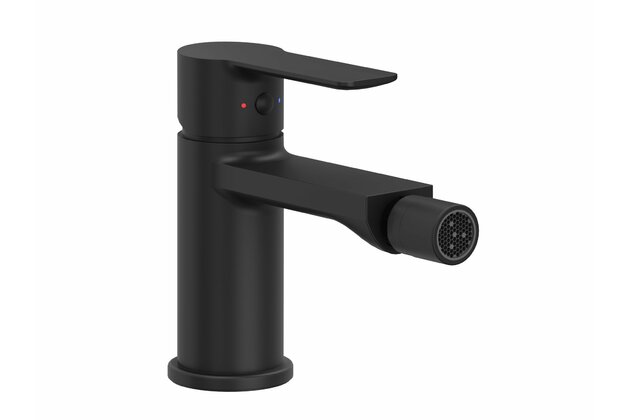 Baterie Ravak Solar bidetová, stojánková 135 mm, bez výpusti, černá, X070493