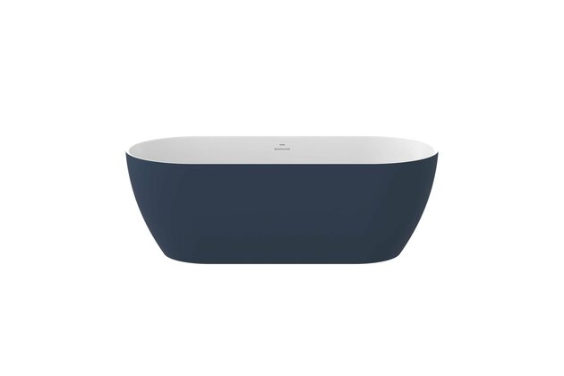 Vana Ravak Freedom O Tec 170x77 oválná akrylátová volně stojící, deepsea blue/bílá, krytka odtoku bílá, CD21400000