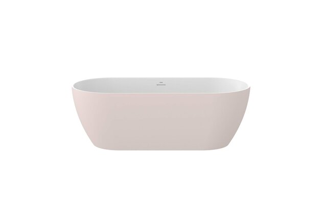 Vana Ravak Freedom O Tec 170x77 oválná akrylátová volně stojící, alabaster pink/bílá, krytka odtoku bílá, CD41600000