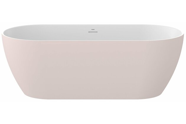 Vana Ravak Freedom O Tec 170x77 oválná akrylátová volně stojící, alabaster pink/bílá, krytka odtoku bílá, CD41600000