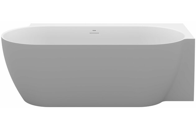 Vana Ravak Freedom Corner II Tec 175x86 oválná akrylátová volně stojící, smoke grey/bílá, krytka odtoku bílá, pravá, CC81500000