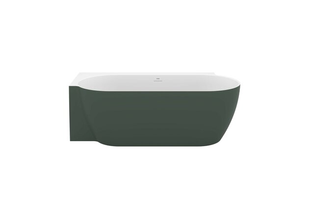 Vana Ravak Freedom Corner II Tec 175x86 oválná akrylátová volně stojící, grey green/bílá, krytka odtoku bílá, levá, CC91200000