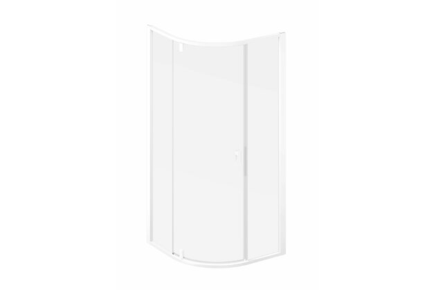 Sprchový kout Ravak Nexty NSKK3 80x80 třídílný čtvrtkruhový, bílá/transparent, 3O644E01Z1