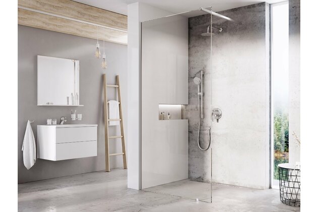 Sprchový kout Ravak Walk-In Double Wall 130-180x70 rohový, lesk/transparent