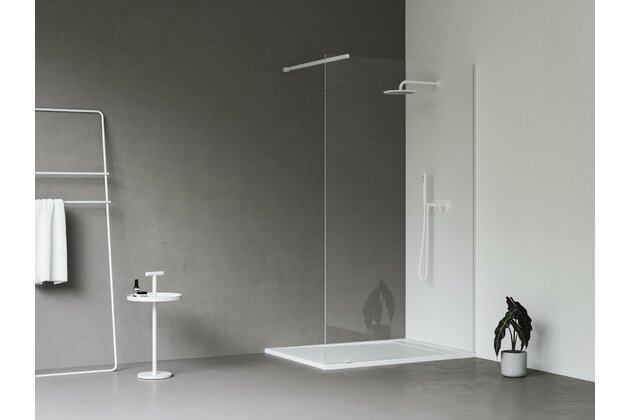 Sprchový kout Ravak Walk-In Wall Set 120, bílá matný/transparent, GW9WG0E0SZ1