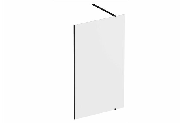 Sprchový kout Ravak Walk-In Wall Set 140, černá/transparent, GW9WM030SZ1