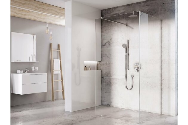 Sprchový kout Ravak Walk-In Corner Set 120x80, lesk/transparent, GW1CG4C0SZ1